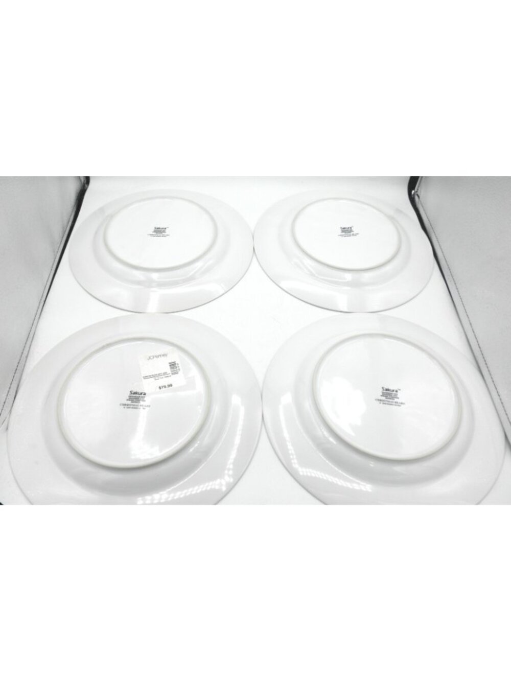 Christmas Bears by Sakura 11 Inch Dinner Plates Set of 4 Pattern Code: SAKCHB - Picture 2 of 6